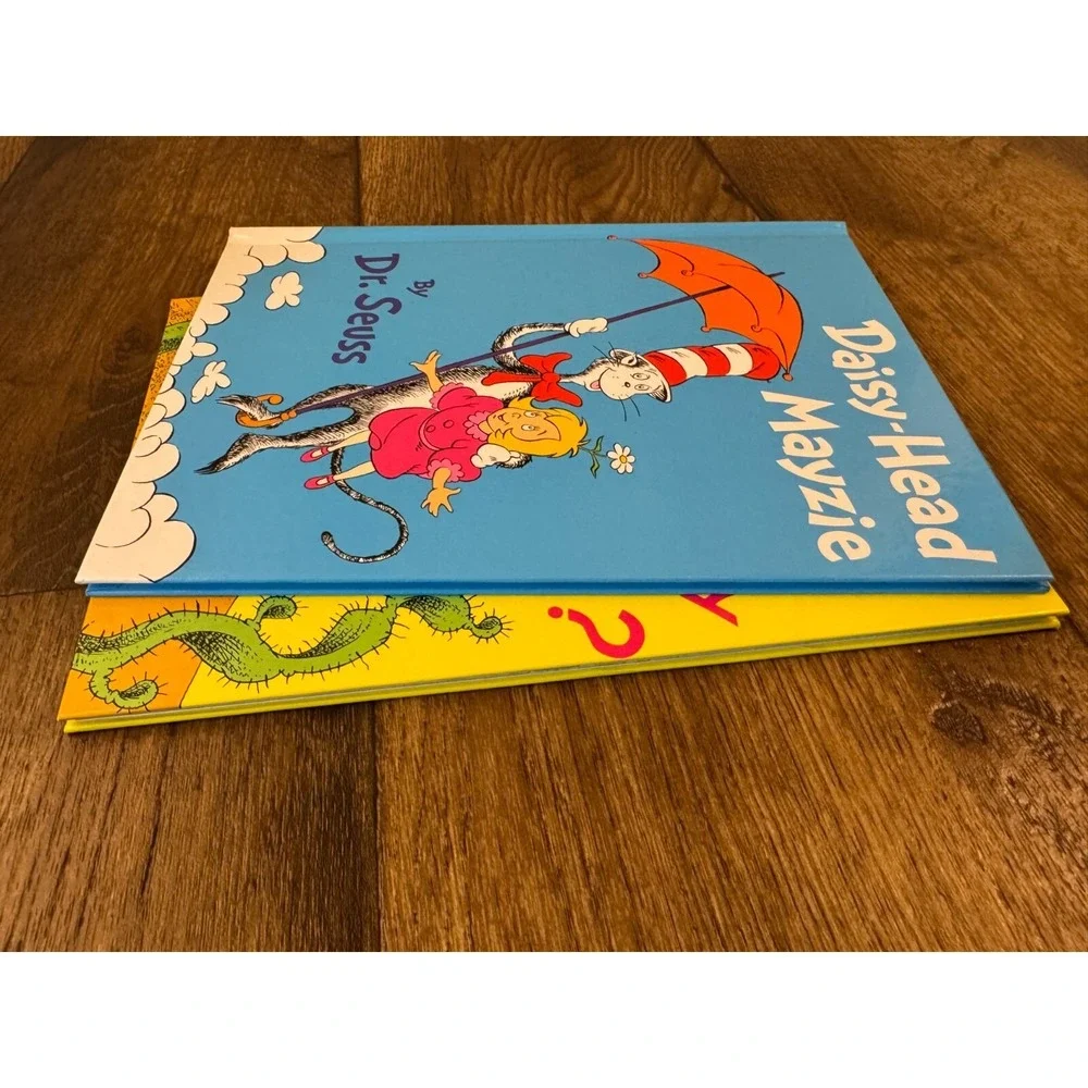 Dr Seuss Lot Large Books Did I Ever Tell You How Lucky You Are Daisy Head Mayzie
